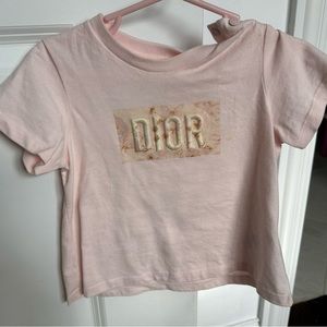 Toddlers dior shirt